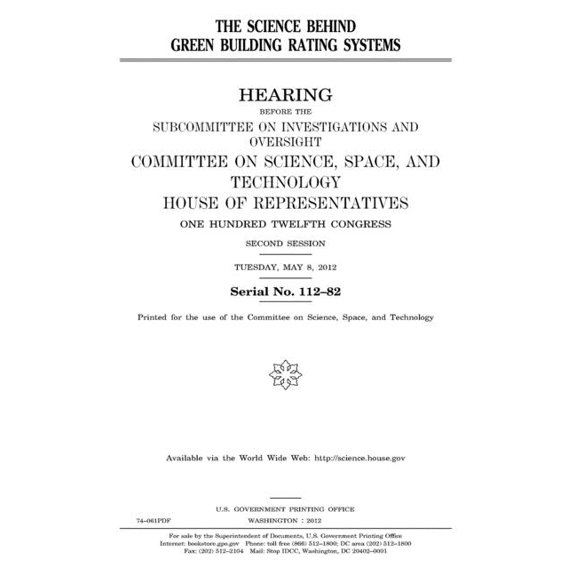 The science behind green building rating systems (Paperback)