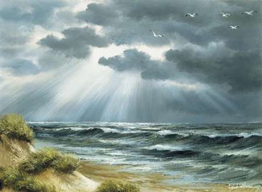 The sea Canvas Art - Reint Withaar (18 x 24)