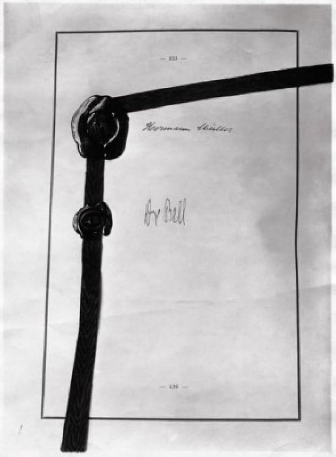 The signatures and seals of the German representatives at the Versailles Treaty Canvas Art - (24 x 36)