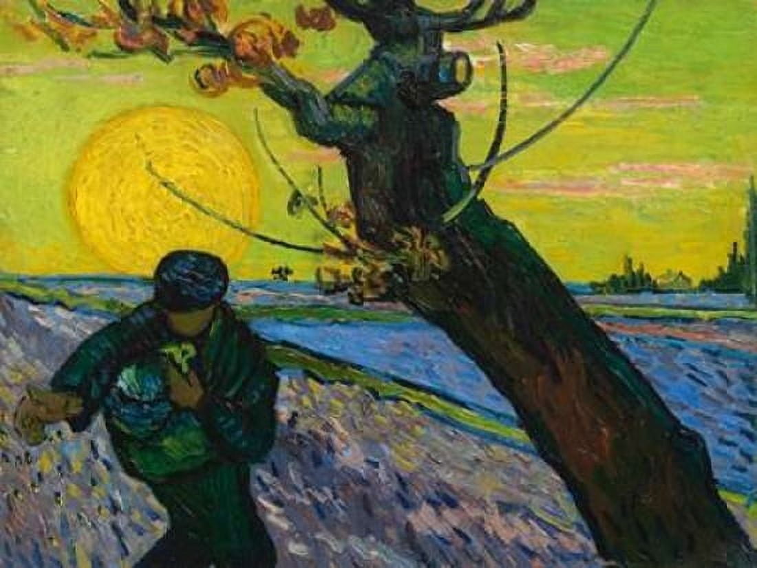 The sower Canvas Art - Vincent van Gogh (22 x 28)