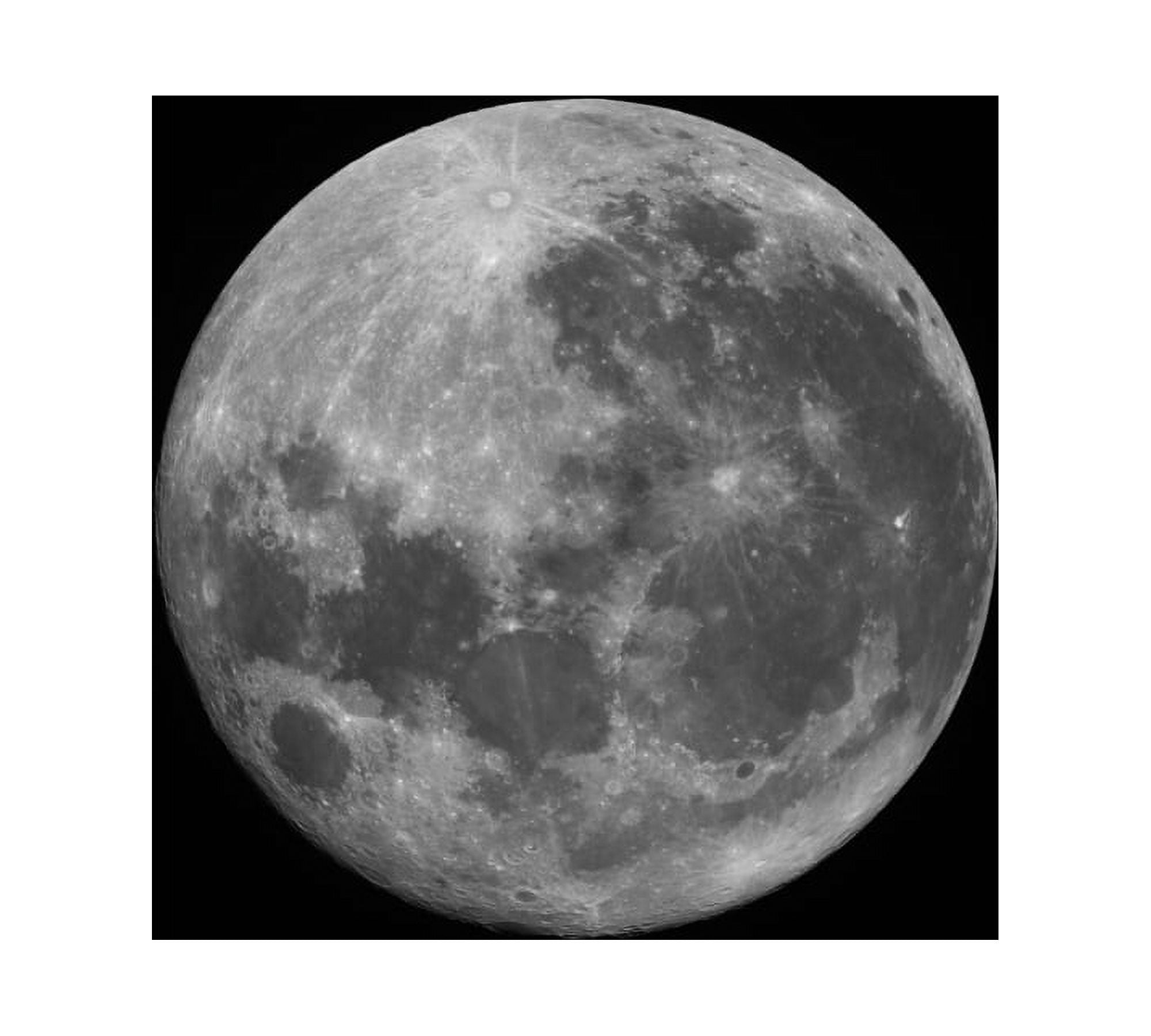 The supermoon of March 19 2011 Canvas Art - Phillip JonesStocktrek Images (30 x 27)