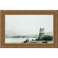 thumbnail image 1 of The tower of Genoa 24x18 Gold Ornate Wood Framed Canvas Art by Aivazovsky, Ivan, 1 of 2