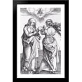 thumbnail image 1 of The virgin With The Infant Christ And St. Anne 26x40 Large Black Wood Framed Print Art by Albrecht Durer, 1 of 2
