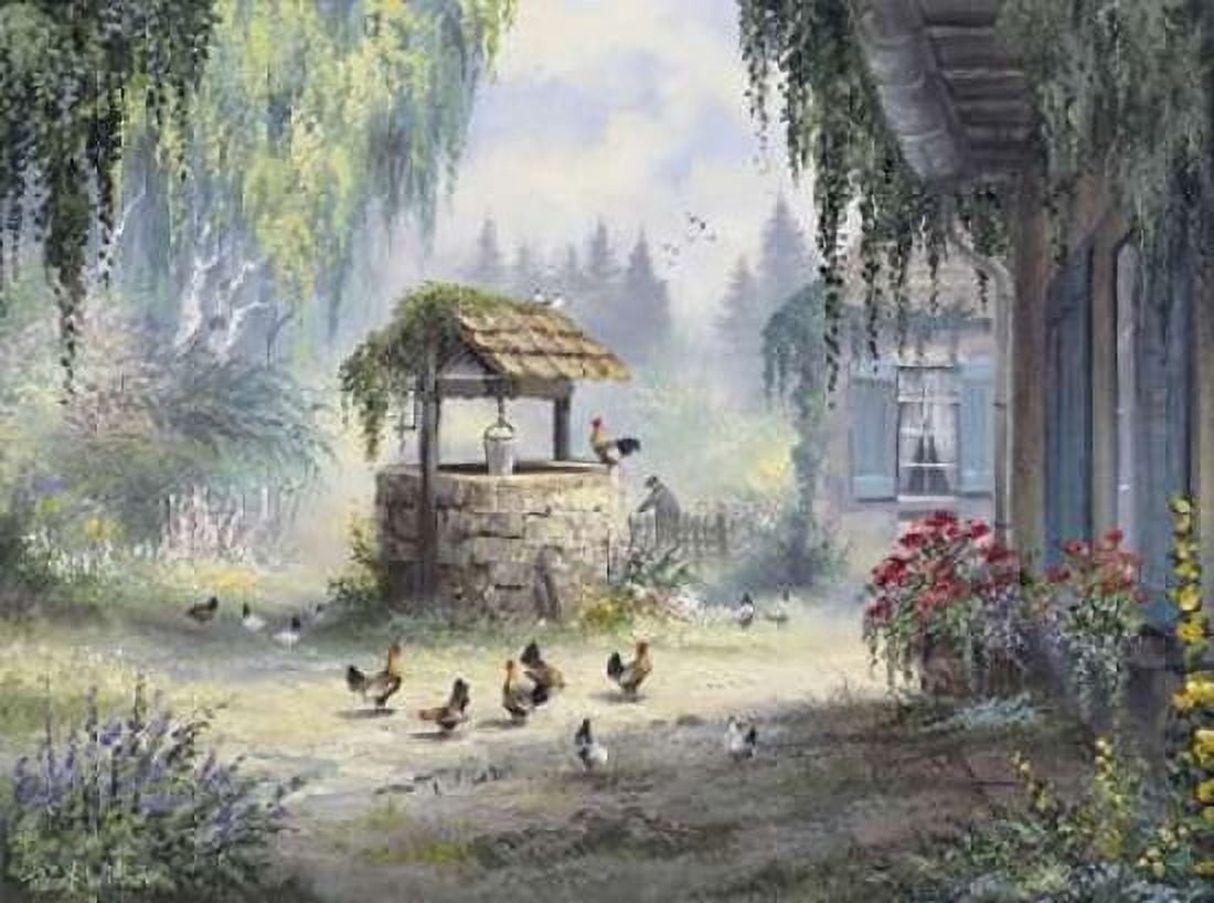 The well Canvas Art - Reint Withaar (18 x 24)