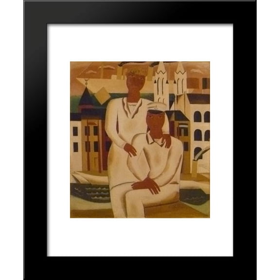 The young captain 20x24 Framed Art Print by Gustave de Smet