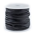 thumbnail image 1 of The Bead Chest 1.5mm Black Flat Leather Cord (75ft), 1 of 4