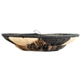 thumbnail image 1 of The Bead Chest Brown & Black Ugandan Spiral Pattern Basket (Large), 1 of 4