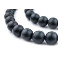 thumbnail image 1 of The Bead Chest Charcoal Natural Wood Beads 16mm Black Round Large Hole 16 Inch Strand, 1 of 3
