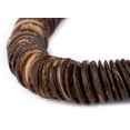 thumbnail image 1 of The Bead Chest Chocolate Disk Coconut Shell Beads (30mm), 1 of 4