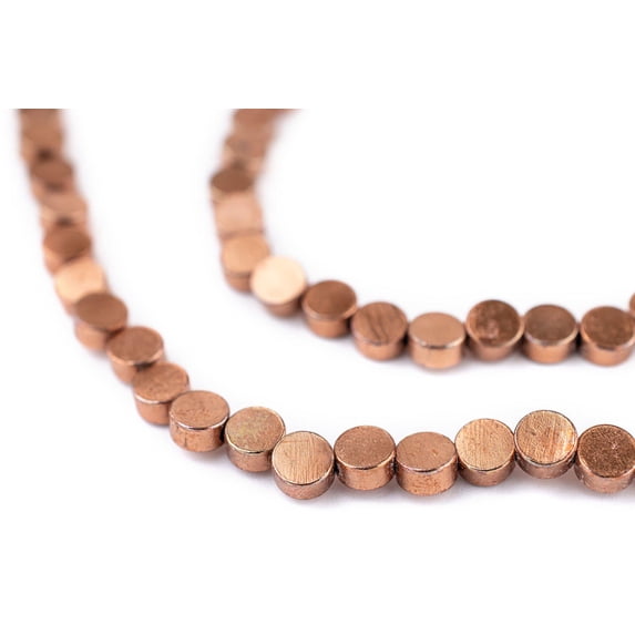 The Bead Chest Circular Disk Copper Beads (5mm)