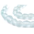 thumbnail image 1 of The Bead Chest Clear Aqua Faceted Bicone Java Recycled Glass Beads (12mm) - Full Strand of Faceted Bottle Glass Beads | Approximately 33 Beads, 1 of 3