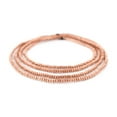 thumbnail image 1 of The Bead Chest Copper Flower Heishi Beads 4mm, Full Strand of Quality Metal Spacers for DIY Jewelry Design, 1 of 3