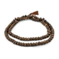 thumbnail image 1 of The Bead Chest Copper Inlaid Brown Bone Mala Beads (10mm), 1 of 4