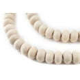 thumbnail image 1 of The Bead Chest Cream Abacus Natural Wood Beads (8x12mm): Organic Eco-Friendly Wooden Bead Strand for DIY Jewelry, Crafts, Necklace and Bracelet Making, 1 of 4