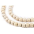 thumbnail image 1 of The Bead Chest Cream Unwaxed Natural Wood Beads (8mm), Great for Essential Oils, Diffuser Jewelry, and Dyeing, 1 of 4