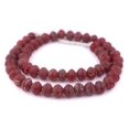 thumbnail image 1 of The Bead Chest Crimson Red Ancient Style Bicone Java Glass Beads (15mm), 1 of 4