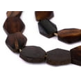 thumbnail image 1 of The Bead Chest Dark Brown Kenya Bone Beads (Hexagon), 1 of 4