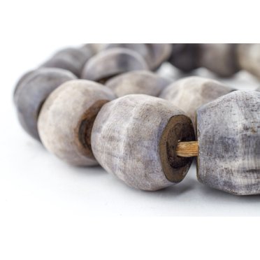 Kenya Coral Bone Beads – Large 23mm African Orange Round – 26 Inch Strand – Large Hole