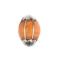 thumbnail image 1 of The Bead Chest Hand-Capped Moroccan Resin Bead 32x22mm Morocco African Multicolor Oval Handmade, 1 of 4