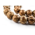 thumbnail image 1 of The Bead Chest Round Natural Palm Wood Beads 10mm Brown Large Hole 16 Inch Strand, 1 of 4