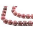 thumbnail image 1 of The Bead Chest Round Rhodonite Beads 12mm Pink Gemstone 16 Inch Strand, 1 of 3