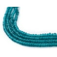 thumbnail image 1 of The Bead Chest Teal Matte Glass Seed Beads (3mm) - 24 inch Strand of Quality Glass Beads, 1 of 4