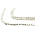 thumbnail image 1 of The Bead Chest Tiny Silver Rounded Rectangle Beads 2mm Cube White Metal 25 Inch Strand, 1 of 4