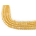 thumbnail image 1 of The Bead Chest Translucent Amber Matte Glass Seed Beads (3mm) - 24 inch Strand of Quality Glass Beads, 1 of 4