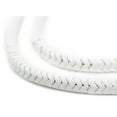 thumbnail image 1 of The Bead Chest White Agate Interlocking Snake Beads (8mm), 1 of 4