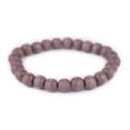 thumbnail image 1 of The Bead Chest Wood Stretch Bracelet, Brown - Stackable Beaded Jewelry, Unisex for Men & Women, 1 of 3