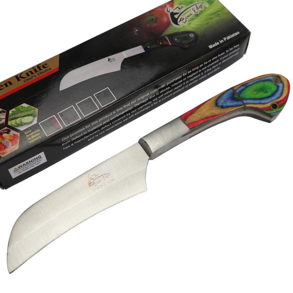 TheBoneEdge 10' Chef Choice Kitchen Knife Packawood Handle Stainless Steel Full Tang