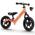 thumbnail image 1 of TheCroco 12 inch Balance Bike Ultra-light, Adjustable Seat and Handlebars, No-Pedal training bike, Ages 2 to 5 Years, includes Bell and Handlebar Pad, Orange, 1 of 6