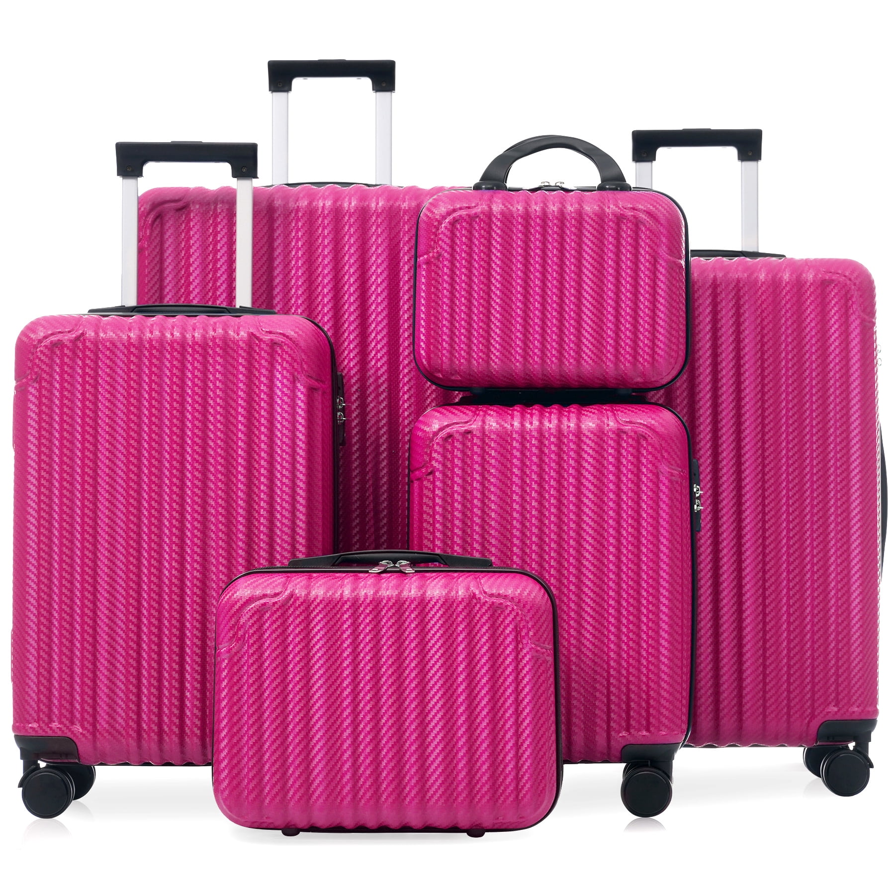 Spring For Rim Lock TheEshow 6-Piece ABS Hardshell Luggage Set with TSA Lock, Spinner ...