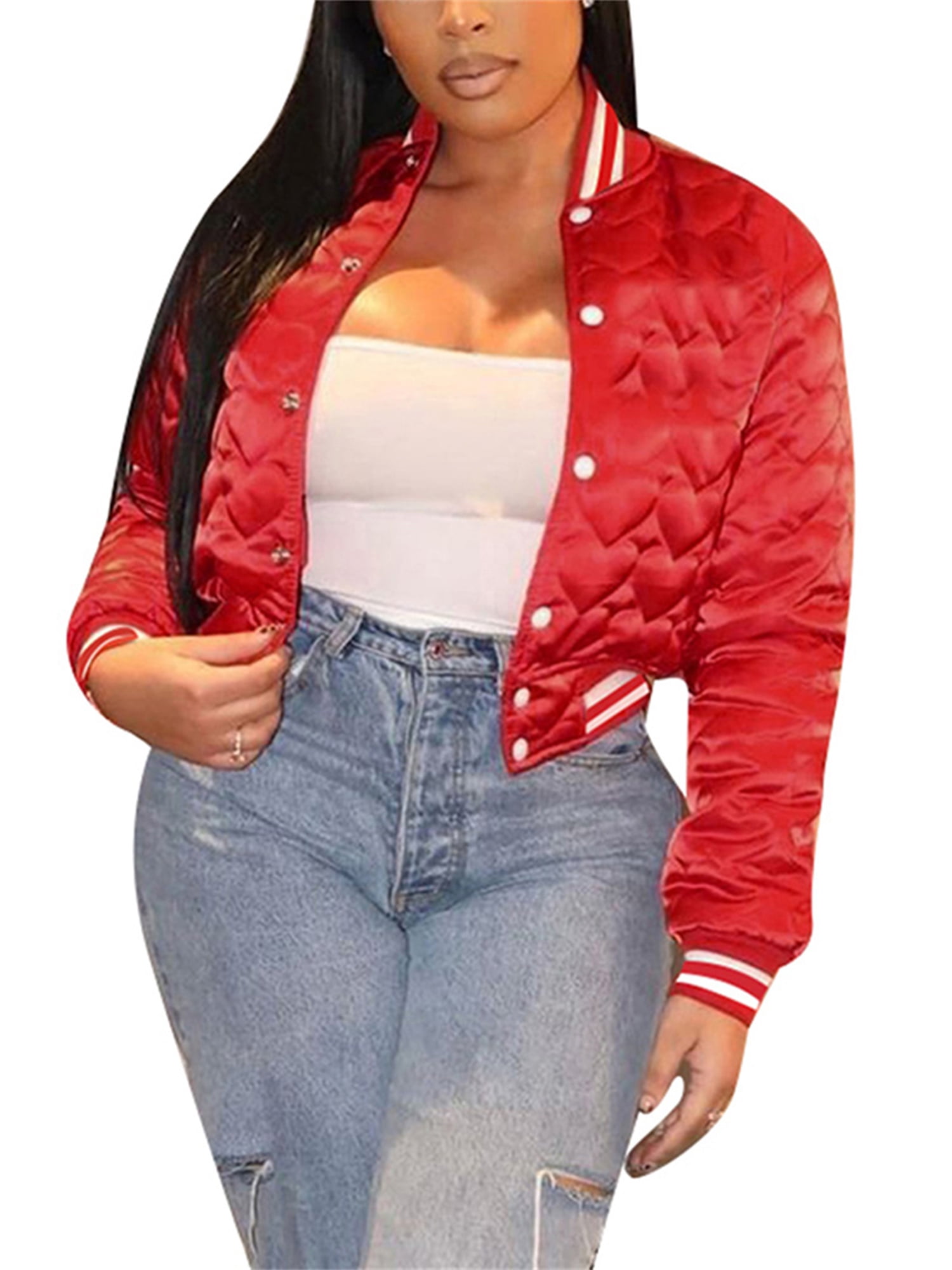 ladies plus size bomber jacket