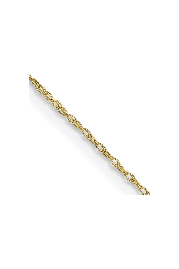 TheJewelryHut Designer 10k .5mm Carded Cable Rope Chain