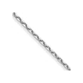 thumbnail image 1 of TheJewelryHut Designer 10k WG .8mm D/C Cable with Spring Ring Clasp Chain, 1 of 2