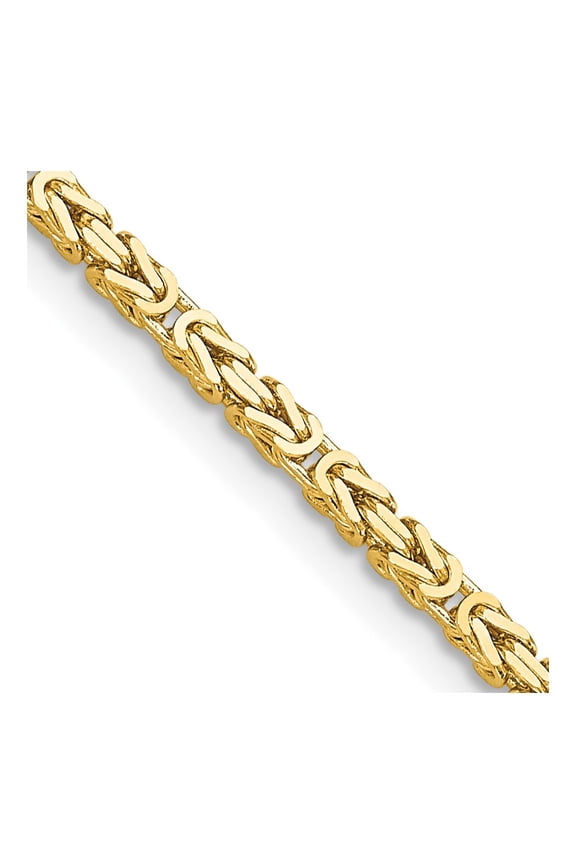 TheJewelryHut Designer 14k 2mm Byzantine Chain