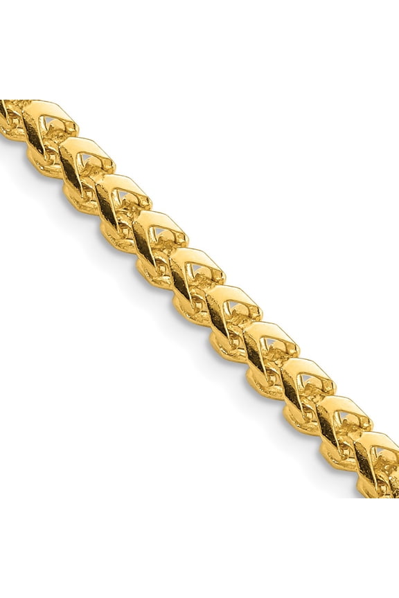 TheJewelryHut Designer 14k 3.7mm Franco Chain