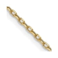 thumbnail image 1 of TheJewelryHut Designer 14k 3mm Semi-solid D/C Open Link Cable Chain, 1 of 2