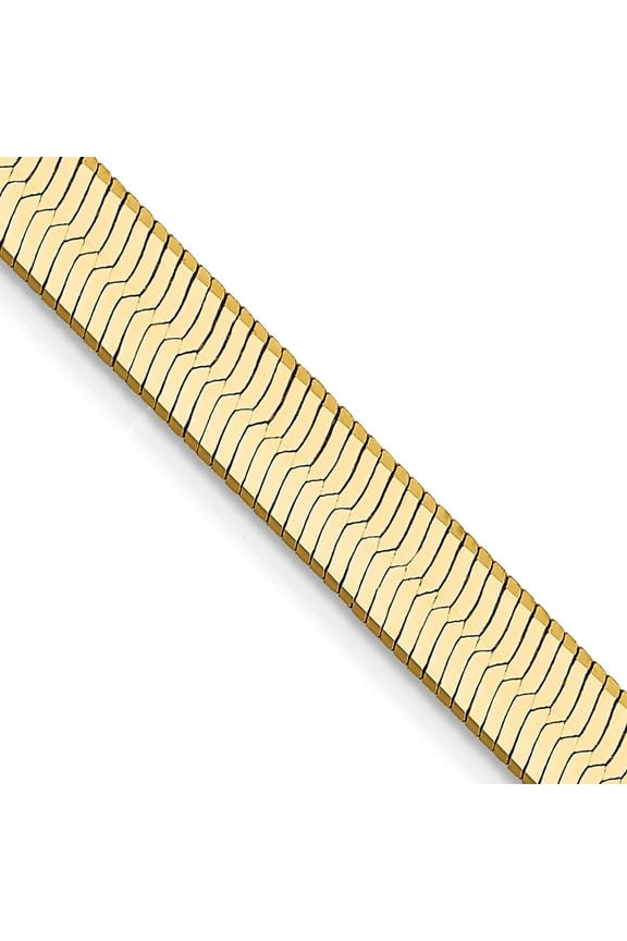 TheJewelryHut Designer 14k 5mm Silky Herringbone Chain