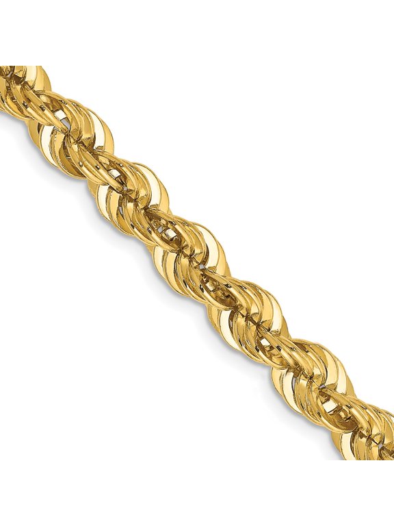 TheJewelryHut Designer 14k 6mm Regular Rope Chain
