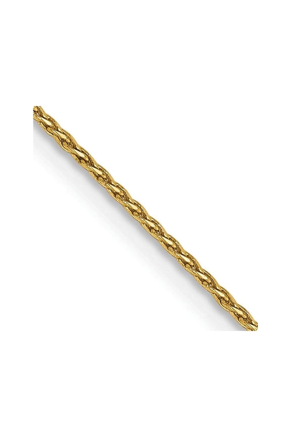 TheJewelryHut Designer 14k .8mm D/C Parisian Wheat Chain