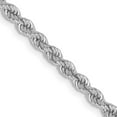 thumbnail image 1 of TheJewelryHut Designer 14k WG 2.75mm Regular Rope Chain, 1 of 1