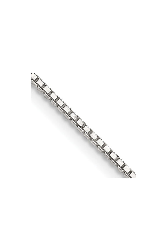 TheJewelryHut Designer Sterling Silver 1.1mm Box Chain