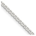 thumbnail image 1 of TheJewelryHut Designer Sterling Silver 2.25mm Flat Anchor Chain, 1 of 1