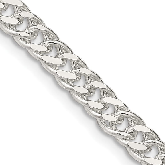TheJewelryHut Designer Sterling Silver 5.5mm Rambo Chain