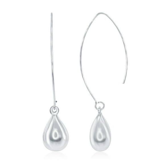 TheJewelryHut Designer Sterling Silver Kisses Style Threader Earrings