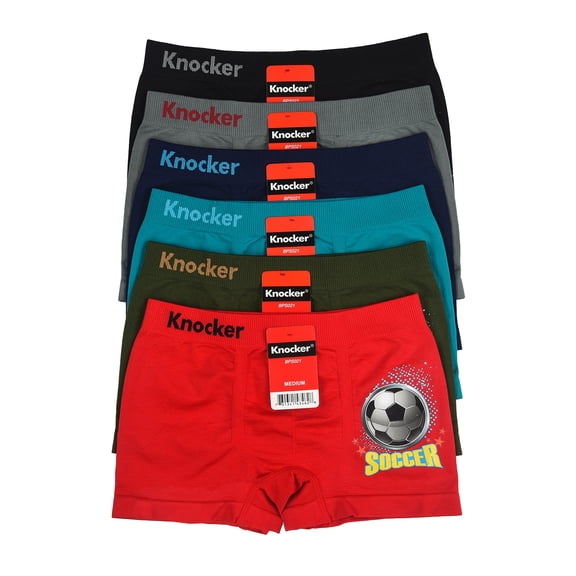 TheLovely Boy's Pack of 6 Seamless Boxer Briefs Panty