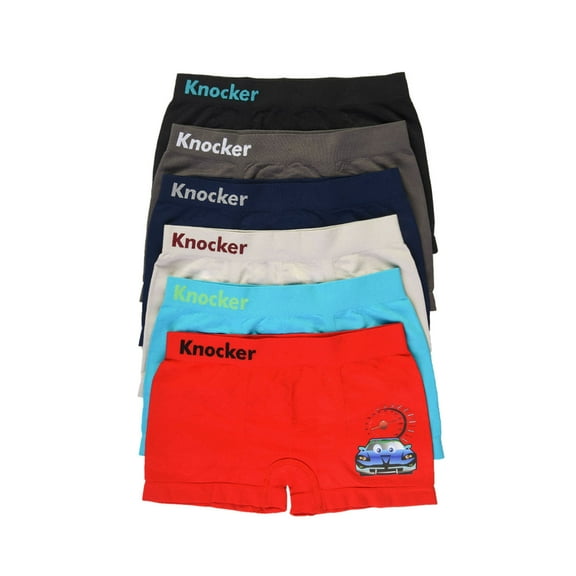 TheLovely Boys Underwear, 6 Pack Seamless Boxer Briefs (Little Boys & Big Boys)