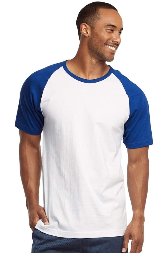 Men & Women Unisex Short Sleeve Baseball Raglan Tee Shirt Top